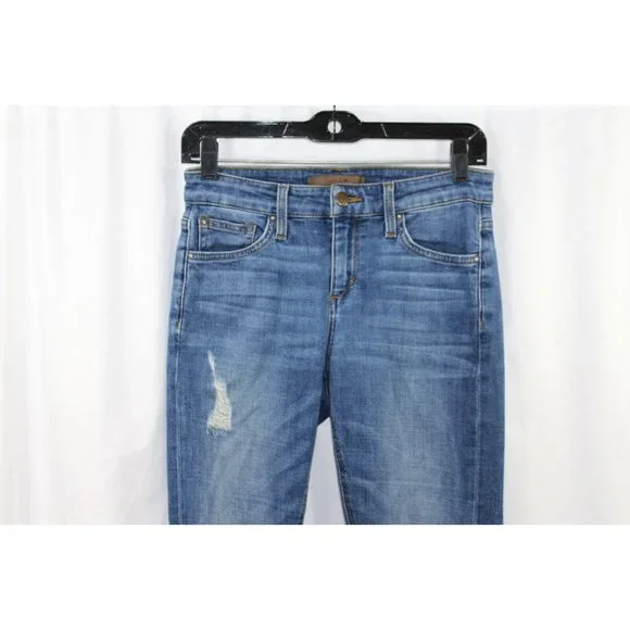 Joes Jeans Collectors Edition Womens Med Wash Ex Lover Boyfriend Crop Jeans 24 - Picture 2 of 6